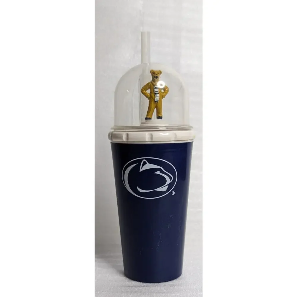 Extremely RARE Vintage Penn State Nittany Lions Cup W/ dancing Lion Wind Up